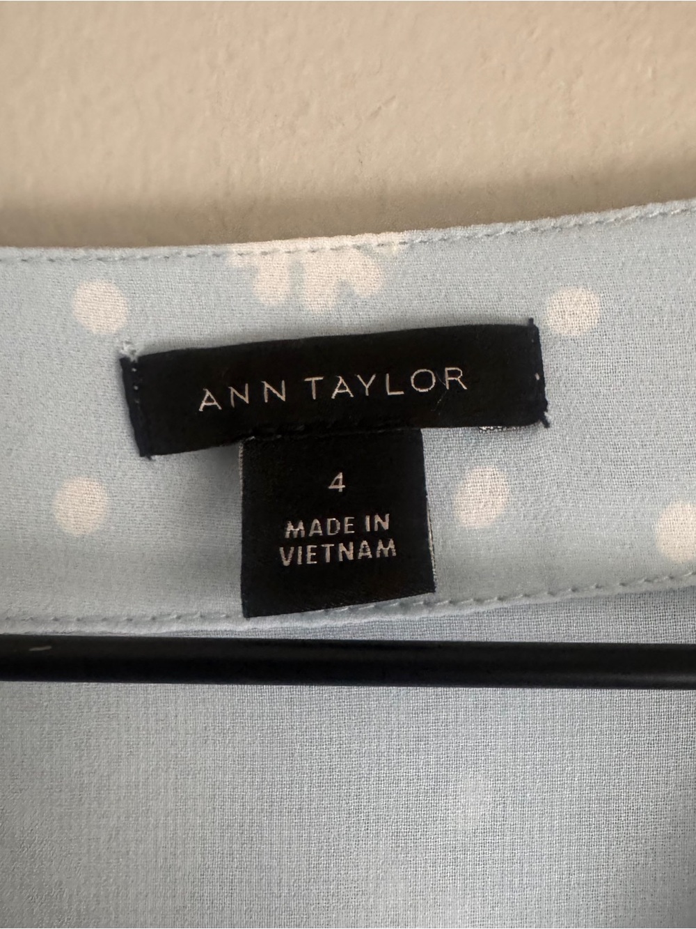 Ann Taylor Light Blue Floral Drop Waist Sleeveless V-Neck Midi Dress Size 4 - Picture 9 of 9